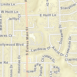 451-499 Dunaway Drive, Euless, TX Street Map