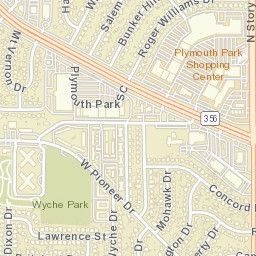 3031-3077 W Pioneer Dr, Irving, TX Street Map