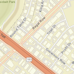 1053-1063 Regal Row Dallas TX Street Map