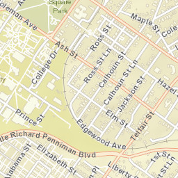 1281-1299 College Street, Macon, GA Street Map