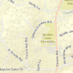 Alpine Heights California Street Map