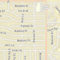 5600 Tourist Dr, Fort Worth, TX 76117, USA Street Map