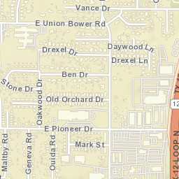 1103 N Irving Heights Dr, Irving, TX 75061 Street Map