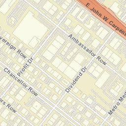 8510-8700 Ambassador Row Dallas TX Street Map