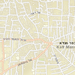 Kafr Mandā Street Map