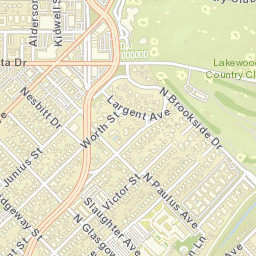 6342 La Vista Drive, Dallas, TX 75214 Street Map