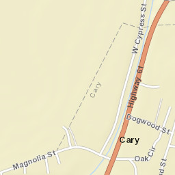 Cypress Street, Cary, MS 39054, USA Street Map