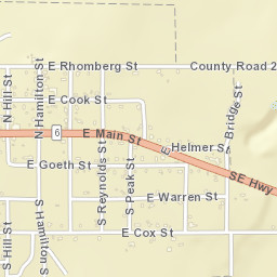 500-612 East Rhomberg Street, Lueders, TX Street Map