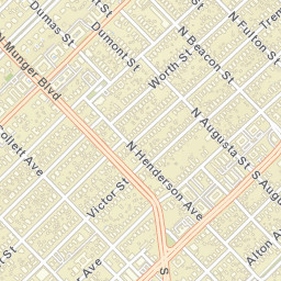 500-598 N Augusta St, Dallas, TX 75214 Street Map