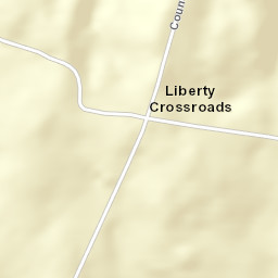 Liberty Crossroads Alabama Street Map
