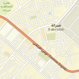 Şabrātah Street Map