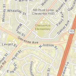 7240-7298 Linda Vista Rd, San Diego, CA Street Map