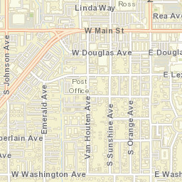 El Cajon California Street Map