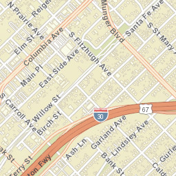 4801-4815 Gurley Ave Dallas TX Street Map