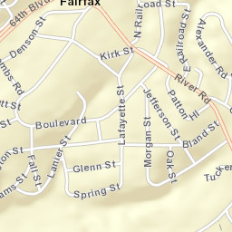 Fairfax Alabama Street Map