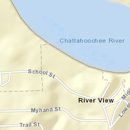 River View Alabama Street Map