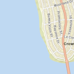 Riviera Shores California Street Map