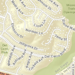 5615 Meredith Ave, San Diego, CA 92120 Street Map