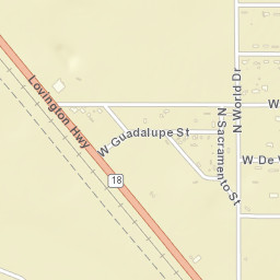 7201-7299 North Lovington Highway, Hobbs Street Map