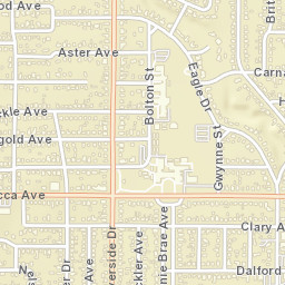 1501-1599 Bolton Street Fort Worth TX Street Map