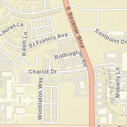 8037-8093 Chariot Drive Dallas TX 75227 Street Map