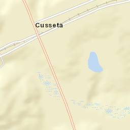 Cusseta Alabama Street Map