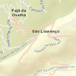 Fajã da Ovelha Street Map
