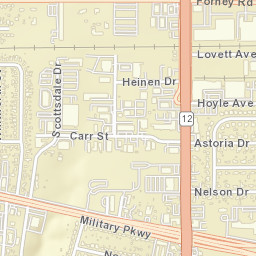 3801-3899 Cedar Lake Drive, Dallas, TX Street Map