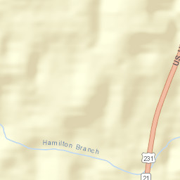 Speed Alabama Street Map