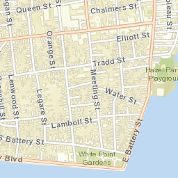 Charleston, South Carolina Street Map