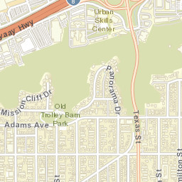 1808 Spalding Pl, San Diego, CA 92116, USA Street Map