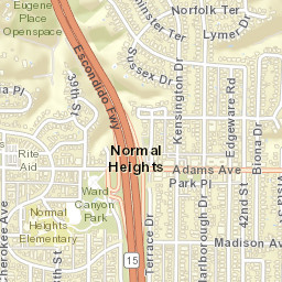 4685 Biona Dr, San Diego, CA 92116 Street Map