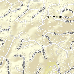 4770-4798 Mt Helix Dr, La Mesa, CA 91941, USA Street Map
