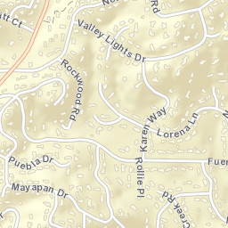 Calavo Gardens California Street Map