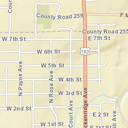 305-399 West 7th Street, Breckenridge, TX Street Map