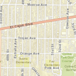 4300 52nd St, San Diego, CA 92115, USA Street Map