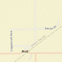 Roll Arizona Street Map
