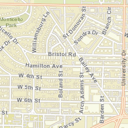 3600-3700 White Settlement Rd, Fort Worth, TX Street Map