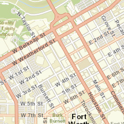 115 West 3rd Street, Fort Worth, TX Street Map