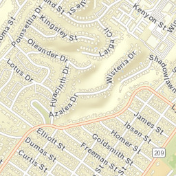 3385 Wisteria Dr, San Diego, CA 92106, USA Street Map