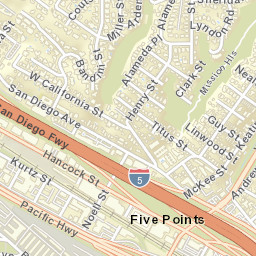 1755 San Diego Ave, San Diego, CA 92110, USA Street Map