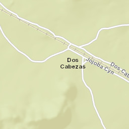 Dos Cabezas California Street Map
