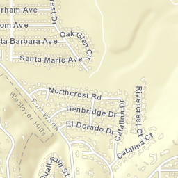 5313 Northcrest Road, Fort Worth, TX Street Map