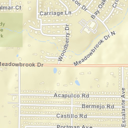 7712 Bermejo Road, Fort Worth, TX 76112 Street Map