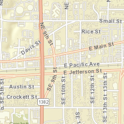 Grand Prairie, Texas Street Map