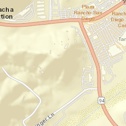 Jamacha Junction California Street Map