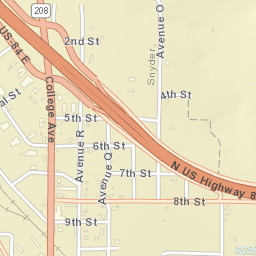 944-952 College Avenue, Snyder, TX Street Map