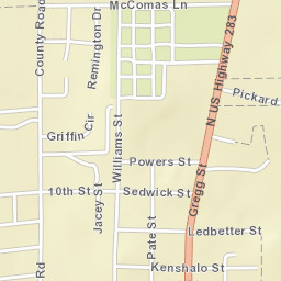 400-458 Sedwick Street, Albany, TX 76430 Street Map