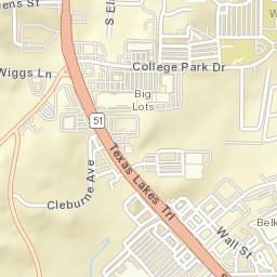 1917 Martin Drive, Weatherford, TX Street Map