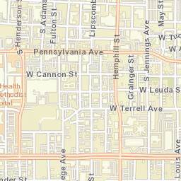 400 South Jennings Avenue, Fort Worth, TX Street Map